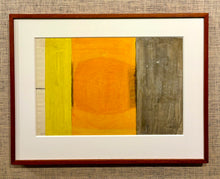 Load image into Gallery viewer, 'Abstract Composition in Yellow, Orange and Grey' by Arne L. Hansen