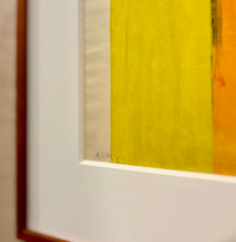 Load image into Gallery viewer, 'Abstract Composition in Yellow, Orange and Grey' by Arne L. Hansen