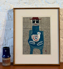 Load image into Gallery viewer, 'Akai Boushi' (Red Hat) by Umetaro Azechi