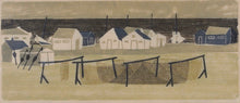 Load image into Gallery viewer, 'Fiskeläge, västkusten' (Fishing Village, West Coast) by Axel Birkholm