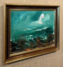 Load image into Gallery viewer, 'Coastal Scene with Stormy Seascape' by Bertel Bertel-Nordström