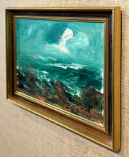 Load image into Gallery viewer, 'Coastal Scene with Stormy Seascape' by Bertel Bertel-Nordström