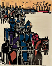 Load image into Gallery viewer, 'Gudarna rider till Strid' (The Gods Ride Out to Battle) by Bertil Gadö