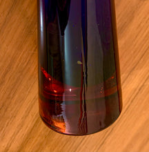 Load image into Gallery viewer, Blue and red glass vase by Bo Borgström for Åseda Glasbruk