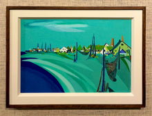 Load image into Gallery viewer, 'Coastal Fishing Village' by Maria Wingren-Samourkas
