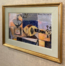 Load image into Gallery viewer, 'Cubist Still Life With Coffee Grinder and Lute' by Hans Larsson