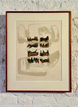Load image into Gallery viewer, 'Eight Reclining Figures on Rock Background' by Henry Moore