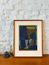 Load image into Gallery viewer, 'Abstract Composition in Purple, Yellow, Brown and Blue' by Eric Elfwén