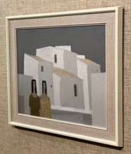 Load image into Gallery viewer, 'Mediterranean Scene with Two Women and Houses' by Fabian Lundqvist