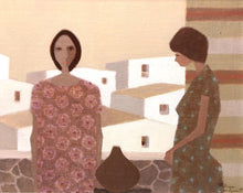 Load image into Gallery viewer, 'Two Women with Vase and Hanging Rug' by Fabian Lundqvist