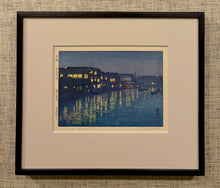 Load image into Gallery viewer, 'From the Ryogoku Bridge' by Toshi Yoshida