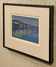 Load image into Gallery viewer, 'From the Ryogoku Bridge' by Toshi Yoshida