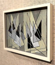 Load image into Gallery viewer, 'Grey Geometric Abstract’ by Sven Johansson