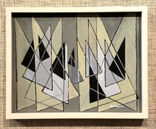 Load image into Gallery viewer, 'Grey Geometric Abstract’ by Sven Johansson