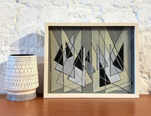 Load image into Gallery viewer, 'Grey Geometric Abstract’ by Sven Johansson
