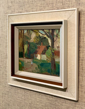 Load image into Gallery viewer, 'Figure Walking in Landscape with House and Trees' by Hans Rosenquist