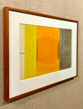 Load image into Gallery viewer, 'Abstract Composition in Yellow, Orange and Grey' by Arne L. Hansen