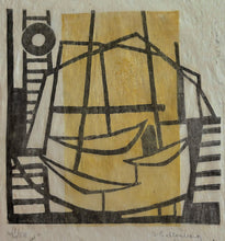 Load image into Gallery viewer, 'Cubist Boats at Port' by Ingemar Callenberg