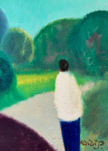 Load image into Gallery viewer, 'Figure Walking in Park' by Knud Horup