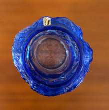Load image into Gallery viewer, Large blue glass vase by Kaj Blomqvist for Kumela Riihimäki, Finland