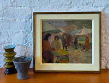 Load image into Gallery viewer, 'Market Scene' by Erik Sigfrid Persson