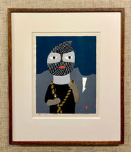 Load image into Gallery viewer, 'Mountaineer on a Windy Day' by Umetaro Azechi