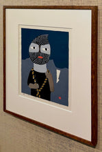 Load image into Gallery viewer, 'Mountaineer on a Windy Day' by Umetaro Azechi