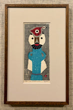 Load image into Gallery viewer, 'Mountaineer with Red Bird' by Umetaro Azechi