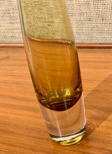 Load image into Gallery viewer, Mustard yellow glass vase by Bo Borgström for Åseda Glasbruk