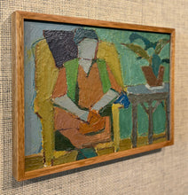 Load image into Gallery viewer, 'Seated Woman' by Eric Carlström - ON SALE was $790 now $580 - 10thANNIVERSARYSALE