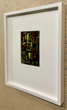 Load image into Gallery viewer, 'Small Abstract Composition in Olive, Black, Yellow and Red' by Hilding Eklund