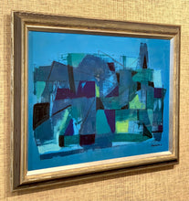 Load image into Gallery viewer, 'Blue and Green Abstract' by Stig Wernheden