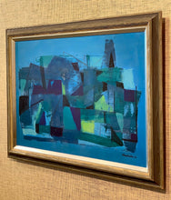 Load image into Gallery viewer, 'Blue and Green Abstract' by Stig Wernheden