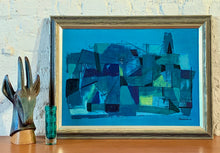 Load image into Gallery viewer, 'Blue and Green Abstract' by Stig Wernheden