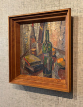 Load image into Gallery viewer, 'Still Life with Bottles, Books and Fruit' by Edvard Andersson