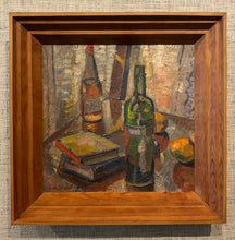 Load image into Gallery viewer, 'Still Life with Bottles, Books and Fruit' by Edvard Andersson