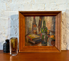 Load image into Gallery viewer, 'Still Life with Bottles, Books and Fruit' by Edvard Andersson