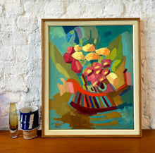 Load image into Gallery viewer, 'Still Life with Flowers and Vase' by Rudolf Persson