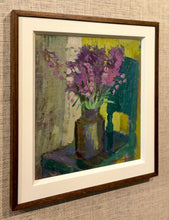 Load image into Gallery viewer, 'Still Life - Vase of Flowers on Chair' by Sune Tjellander ON SALE was $880 now $775 - 10thANNIVERSARYSALE