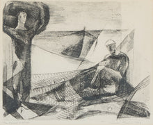 Load image into Gallery viewer, 'Fishermen Repairing Nets' by Tuulikki Pietilä