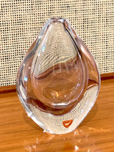 Load image into Gallery viewer, Teardrop glass vase by Sven Palmqvist for Orrefors, Sweden