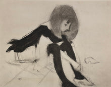 Load image into Gallery viewer, 'The Silk Shoe, 1935' (Sidenskon, 1935) by Helene Schjerfbeck
