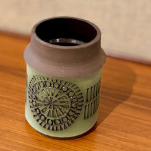 Load image into Gallery viewer, Vase with circular motif by Tomas Anagrius for Alingsås Keramik