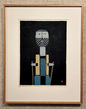 Load image into Gallery viewer, 'A Man Skiing' (Sukii no otoko) by Umetaro Azechi