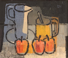 Load image into Gallery viewer, 'White Jug and Pears' by Birger Halling
