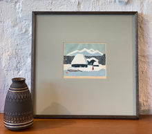 Load image into Gallery viewer, 'Countryhouse in Snow' by Umetaro Azechi