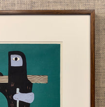 Load image into Gallery viewer, 'Wood-cutter' by Umetaro Azechi