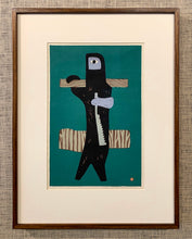 Load image into Gallery viewer, 'Wood-cutter' by Umetaro Azechi