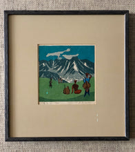 Load image into Gallery viewer, 'Mountain Scene With Climbers' by Umetaro Azechi