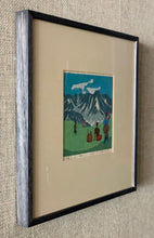 Load image into Gallery viewer, 'Mountain Scene With Climbers' by Umetaro Azechi